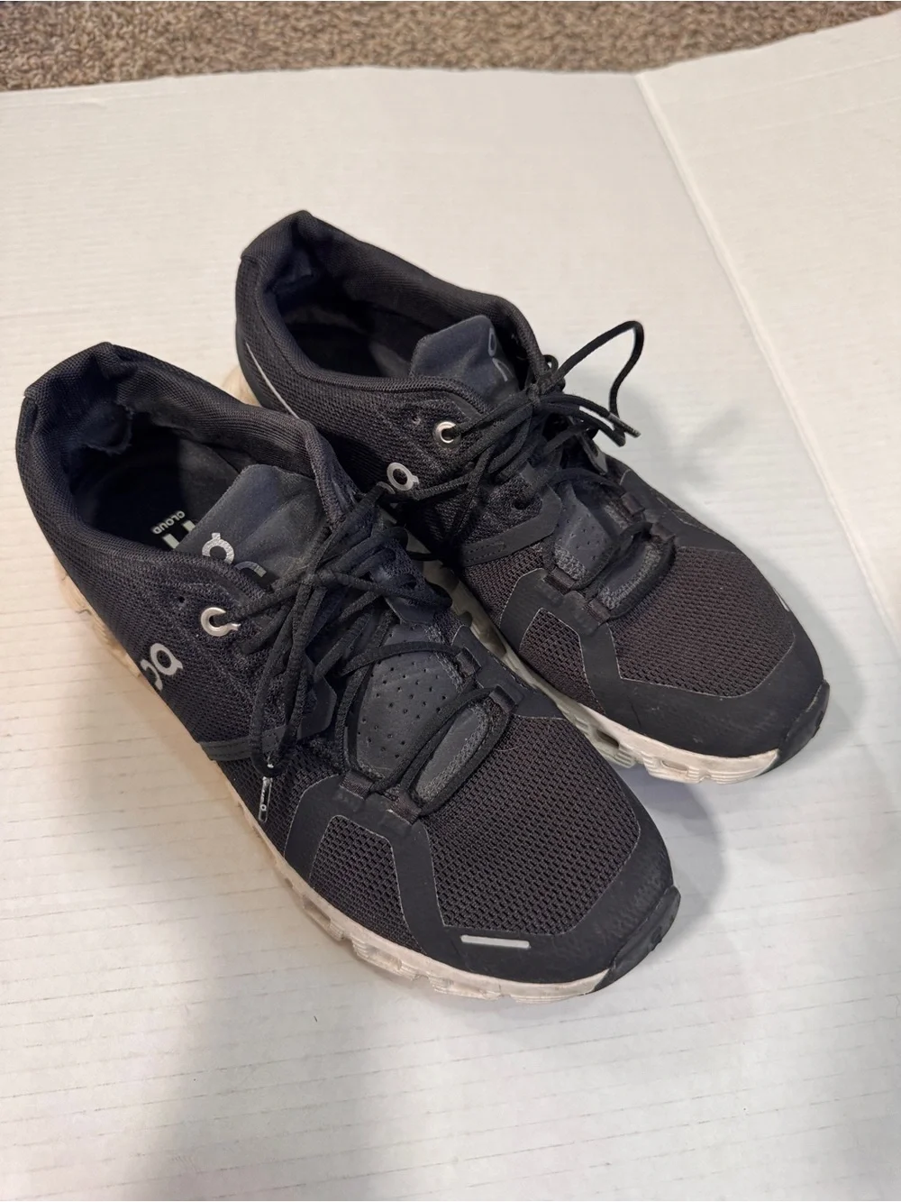 On Cloud Running Black CloudTec Sneakers Womens 8.5 Comfort Athletic Shoes